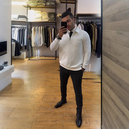 💥New Arrivals Special Offer-Men's Slim-Fit Half-Zip Top