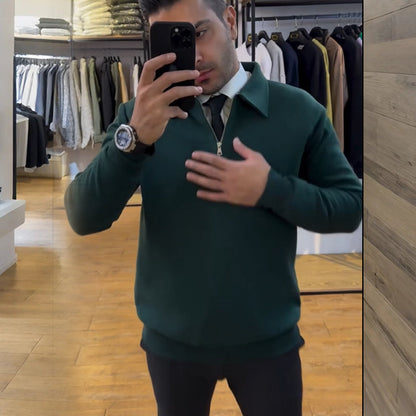 💥New Arrivals Special Offer-Men's Slim-Fit Half-Zip Top