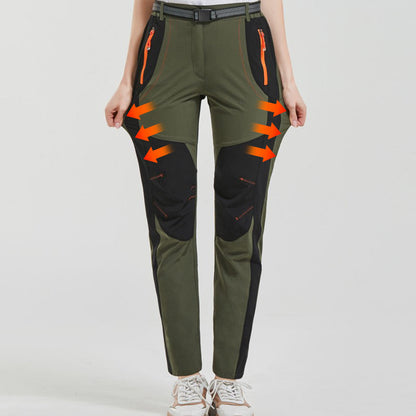 🍂Windproof Waterproof Warm Elastic Waist Hiking Pants🔥Waterproof and insulated