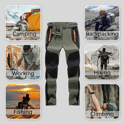 🍂Windproof Waterproof Warm Elastic Waist Hiking Pants
