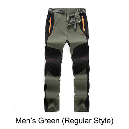🍂Windproof Waterproof Warm Elastic Waist Hiking Pants🔥Waterproof and insulated