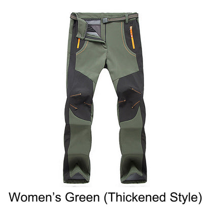 🍂Windproof Waterproof Warm Elastic Waist Hiking Pants🔥Waterproof and insulated