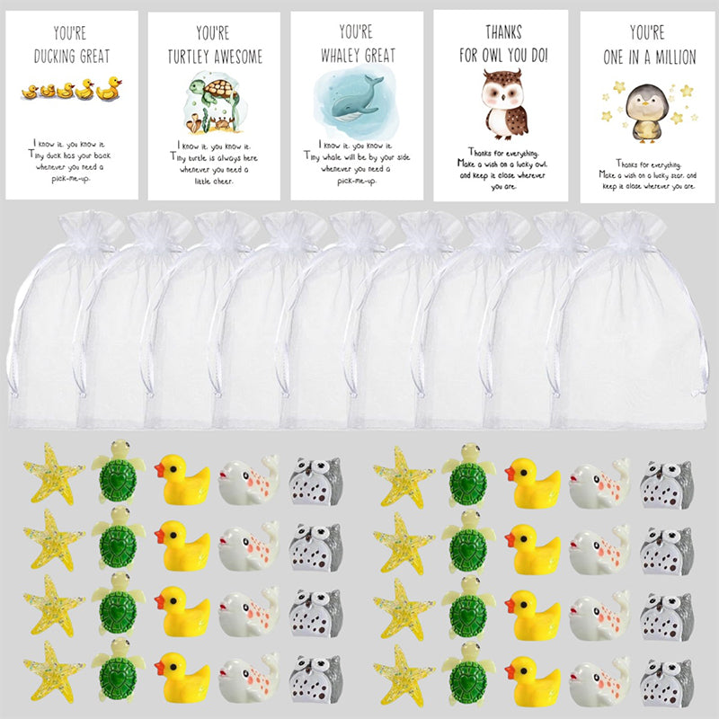 🎅Xmas Sales - 50% OFF🎄25 PCS SET🎄 - Animal Pun Note Cards