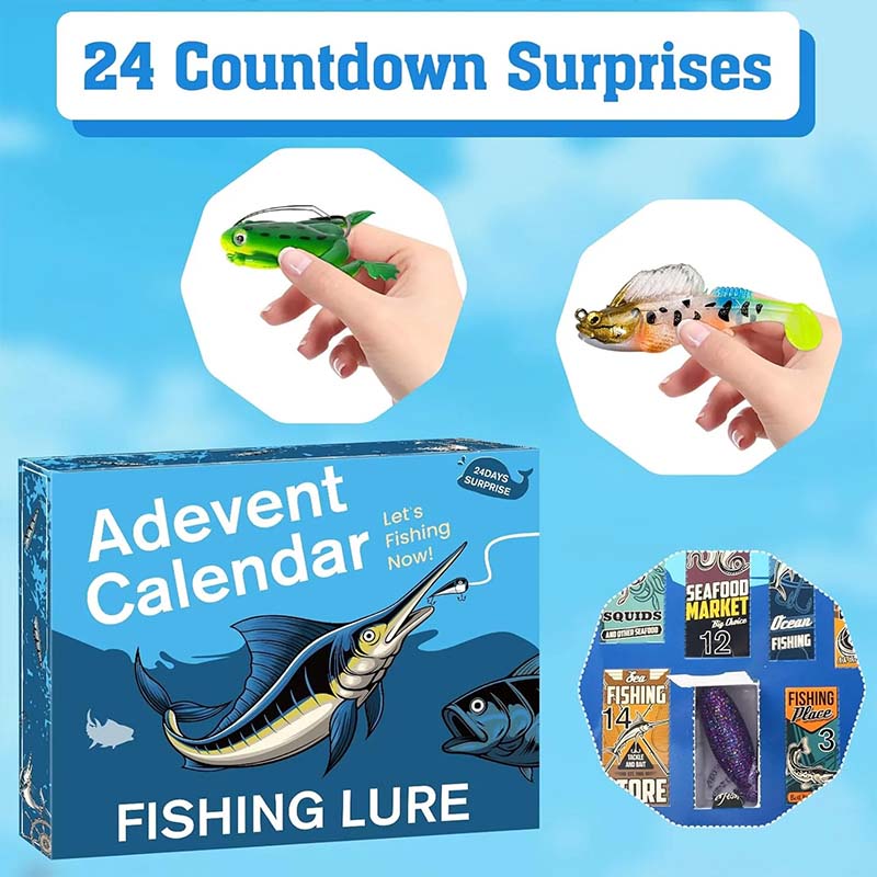 🎅Christmas Specials-24 Days Lures Advent Calendar
