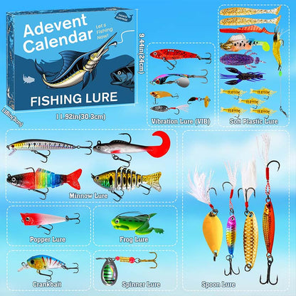 🎅Christmas Specials-24 Days Lures Advent Calendar