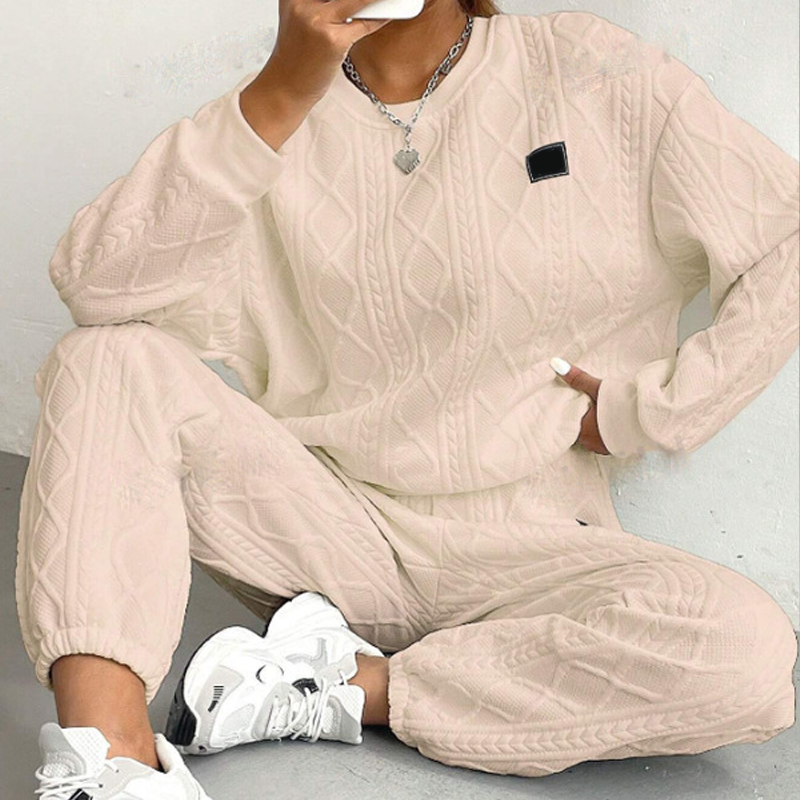 🔥Hot Sale Deals-Casual Long Sleeve Knit Pullover & Pants 2-Piece Set