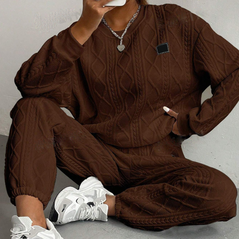 🔥Hot Sale Deals-Casual Long Sleeve Knit Pullover & Pants 2-Piece Set