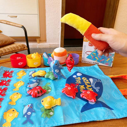 🐟 2-in-1 Magnetic Fishing & Stacking Cup Toy for Toddlers – Fun Meets Learning!