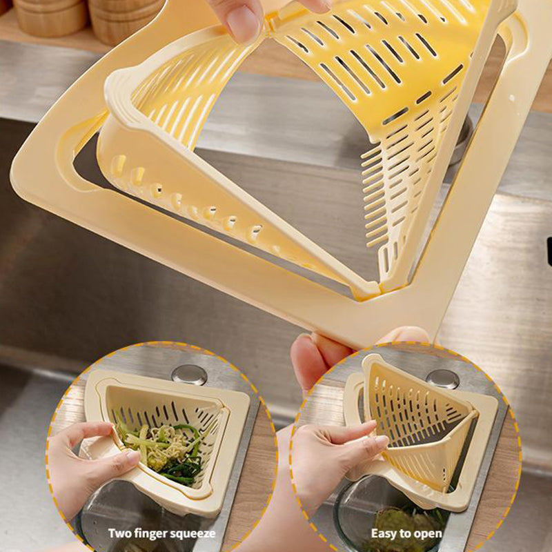 🔥Limited-time offer-Magnetic Suction Space-Saving Corner Sink Strainer