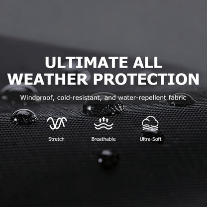 Unisex Solid Color Windproof Thermal Pants