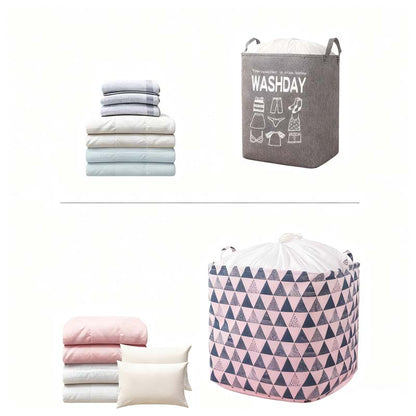 Large Capacity Foldable Storage Basket