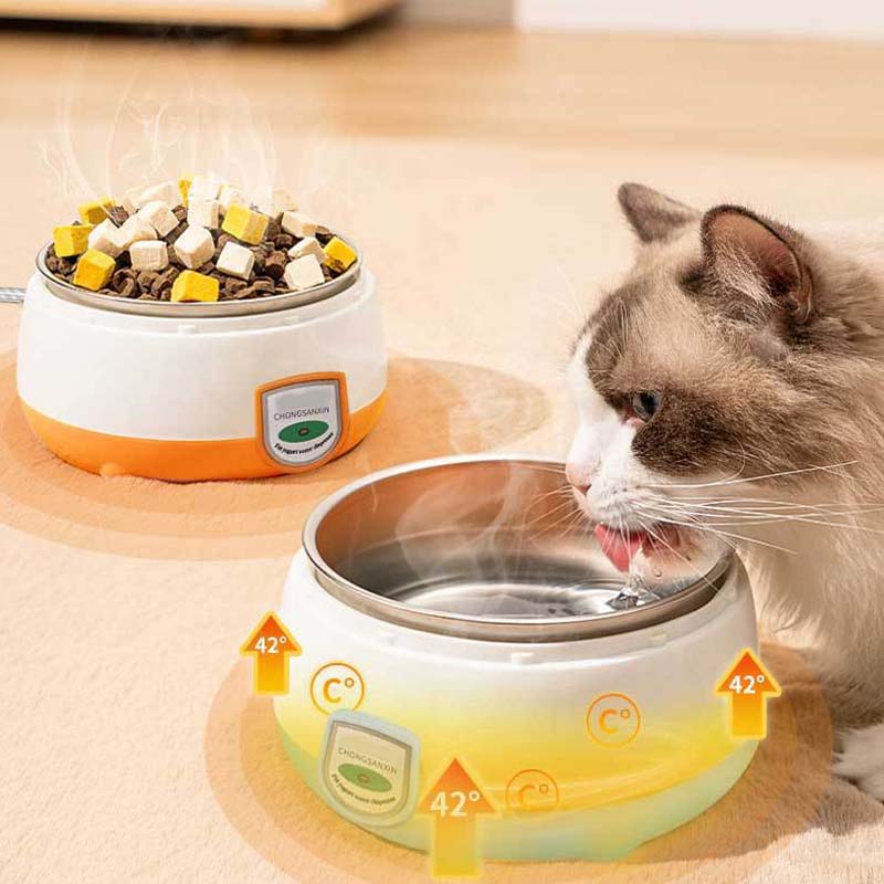 Safe Electric Heated Pet Food & Water Bowl