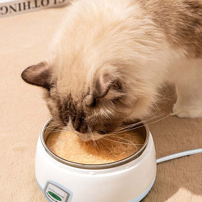 Safe Electric Heated Pet Food & Water Bowl