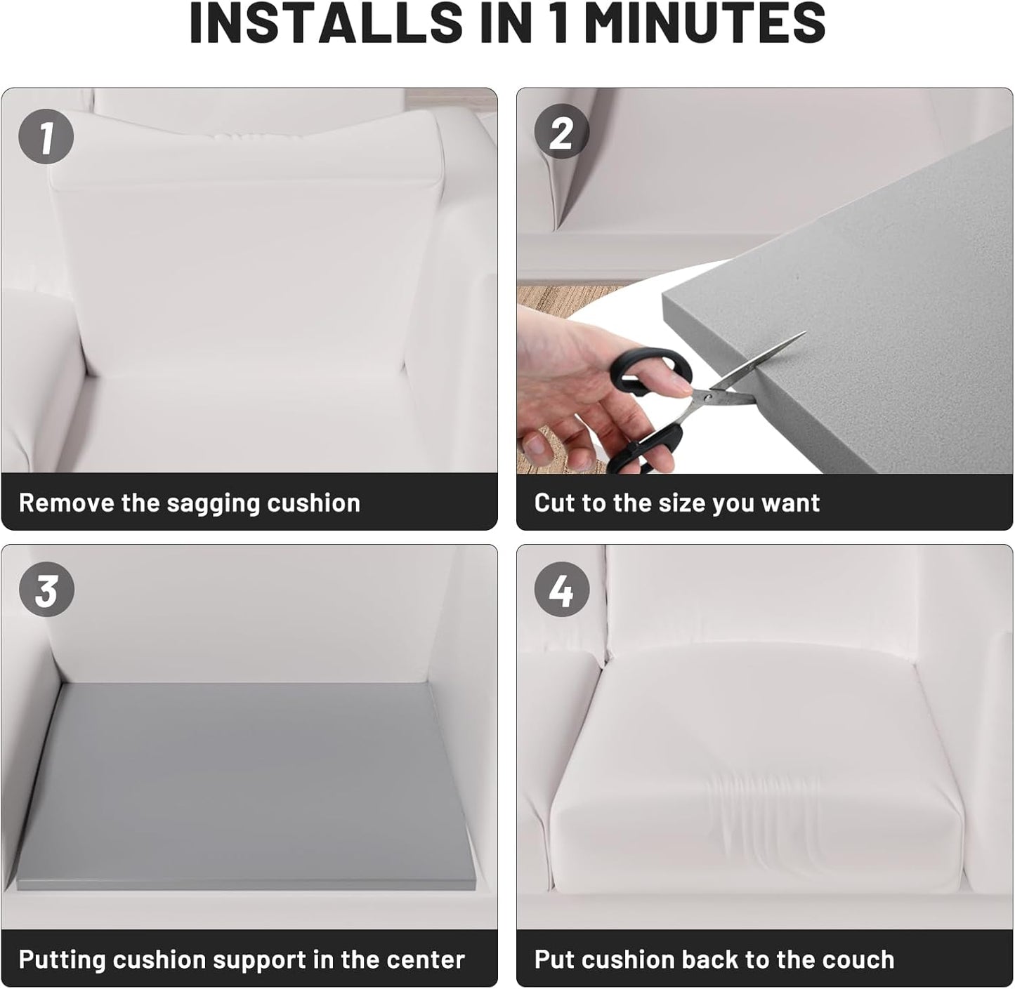 ⏳Time-Limited Special⏰Sofa cushion support for sagging seats