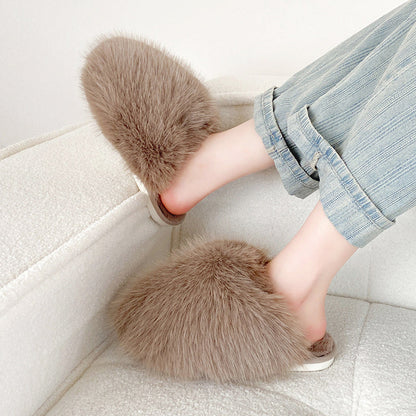 💜Limited time promotion 50%OFF💜Stylish Plush Fluffy Winter Slippers