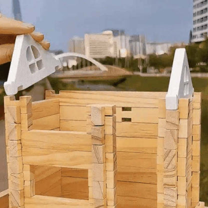 🔥Limited-time offer-Educational Wooden Building Blocks