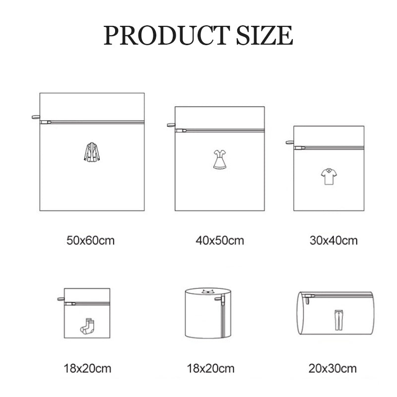 ✨【Multi-Size Mesh Laundry Bags - Simplify Laundry Day】✨