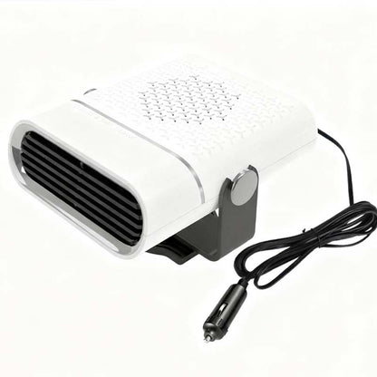 🚗🔥 2-in-1 Portable Car Heater & Fan - 360° Rotation, Quick Defrost, Heating & Cooling, Ultra-Quiet & Lightweight for All Seasons!