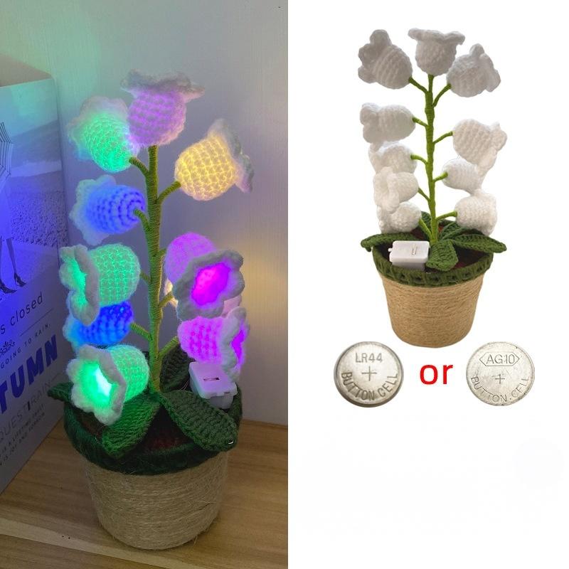 ✨LAST DAY PROMOTION - 50%OFF✨Lily Glow Crochet Lamp