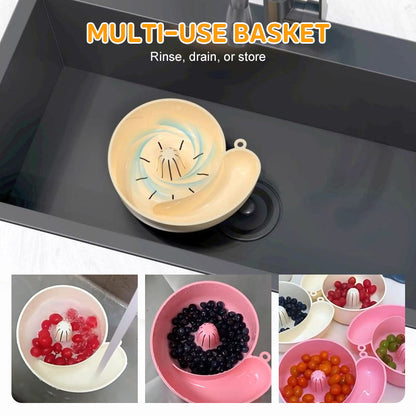 Automatic Fruit ＆ Vegetable Washing Drainage Basket