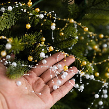 🎄Artificial Pearl Bead Garland for Christmas Tree