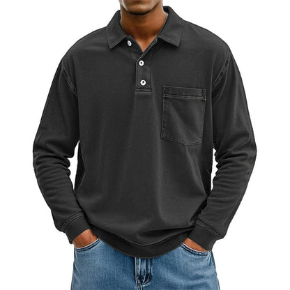 ⌛Limited-Time Offer-Men's Casual Long Sleeve Shirt With Pocket