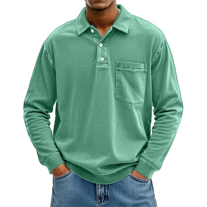 ⌛Limited-Time Offer-Men's Casual Long Sleeve Shirt With Pocket