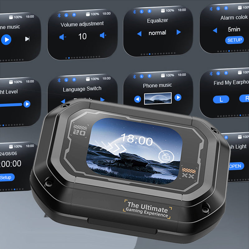 🔥Hot Sale Deals-Full-Color Touchscreen Bluetooth In-Ear Headset