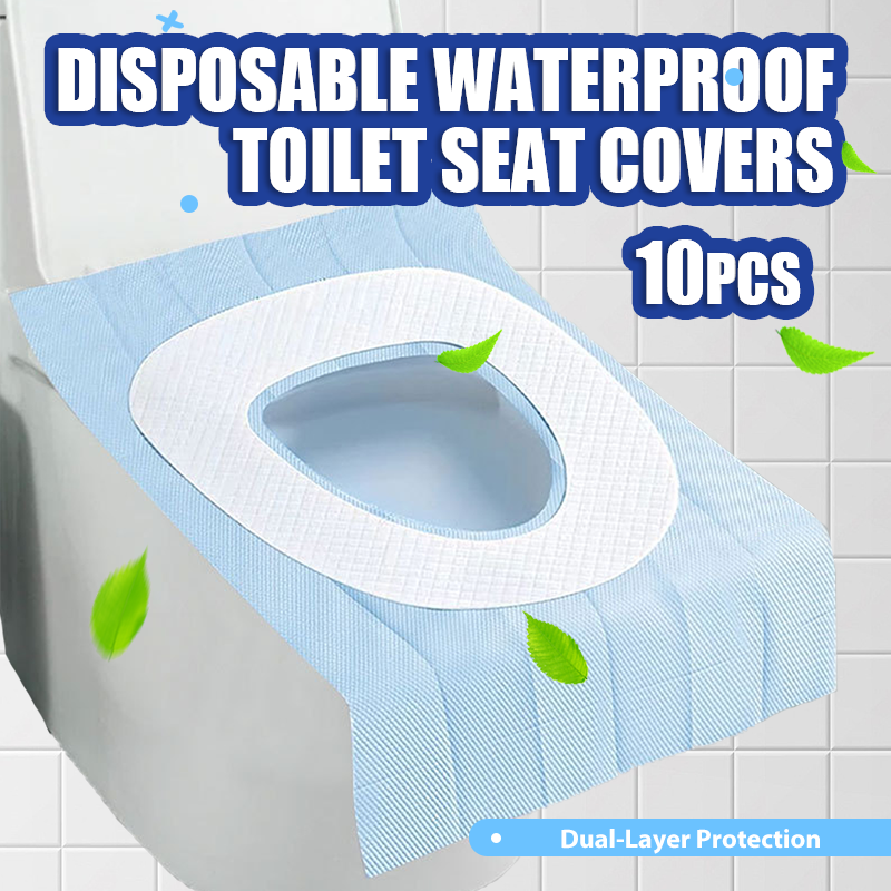 🔥Limited-time offer: Buy 1 get 1 free-10PCS Disposable Waterproof Toilet Seat Covers