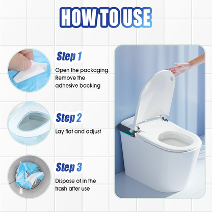 🔥Limited-time offer: Buy 1 get 1 free-10PCS Disposable Waterproof Toilet Seat Covers
