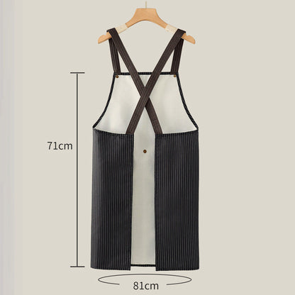 🔥NEW YEAR 50% OFF Sale!🔥Cross-Back Waterproof Apron with Detachable Hand Towel