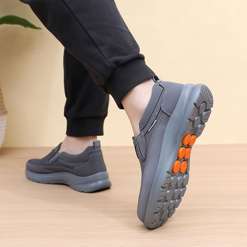 👟40% OFF NOW! ✨ Men's Orthopedic Breathable Slip-On Sneakers - Arch Support with Memory Foam Insoles for All-Day Comfort 🏃‍♂️💨