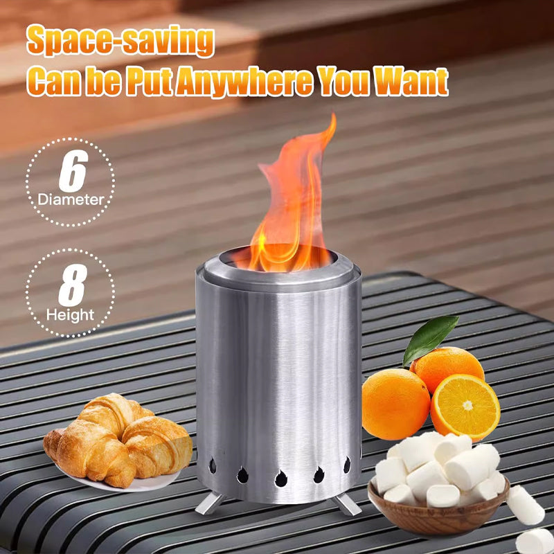 🔥Limited-time offer-Outdoor Wood Burning Portable Fire Pit