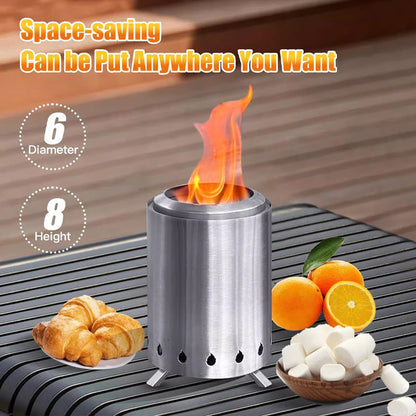 🔥Limited-time offer-Outdoor Wood Burning Portable Fire Pit
