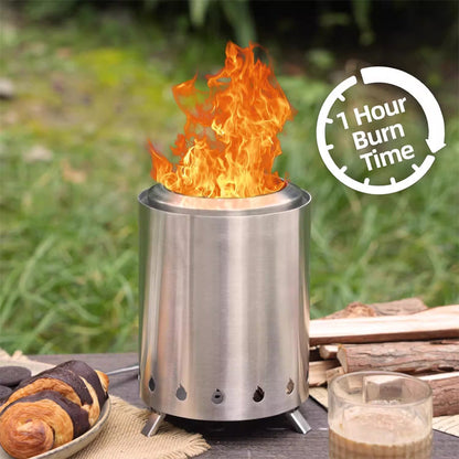 🔥Limited-time offer-Outdoor Wood Burning Portable Fire Pit