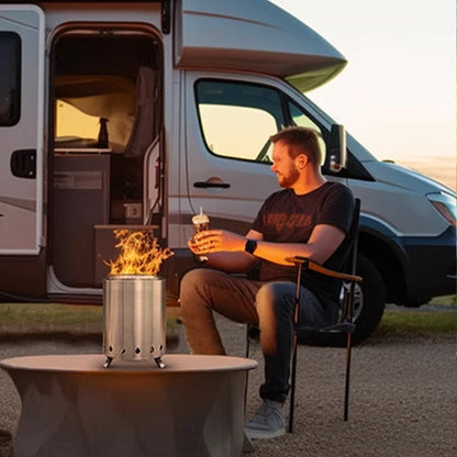 🔥Limited-time offer-Outdoor Wood Burning Portable Fire Pit