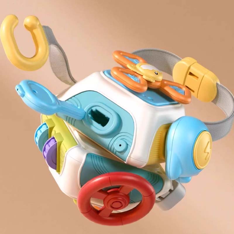 Multi-Activity Busy Cube Toy for Toddlers
