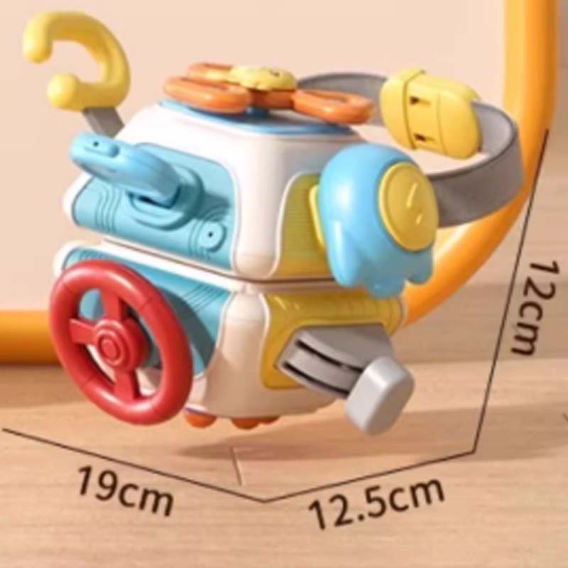 Multi-Activity Busy Cube Toy for Toddlers