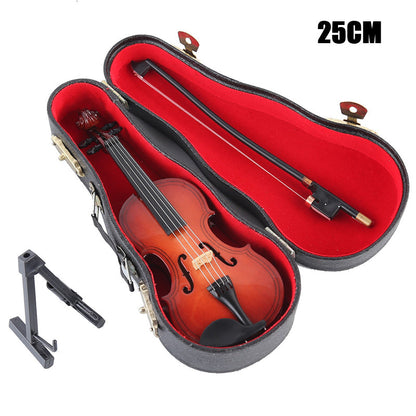 🎻 LAST-MINUTE CHRISTMAS: 50% OFF 🎄 Mini Violin Model Ornament – Exquisite Detail, Perfect for Graduation Gift & Holiday Decor ✨📦