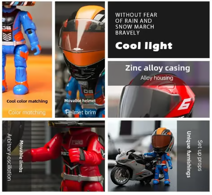 🤖💨 From Rider to Helmet — The Coolest Transforming Motorcycle Model Ever!
