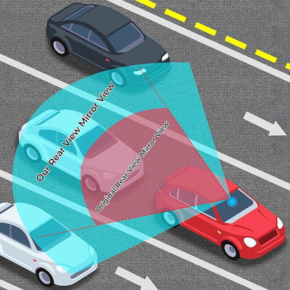 🔥Hot Sale Deals-Wide Car Curved Rear View Mirror