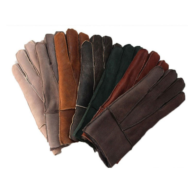 Warm Soft Lined Gloves With Extended Cuff