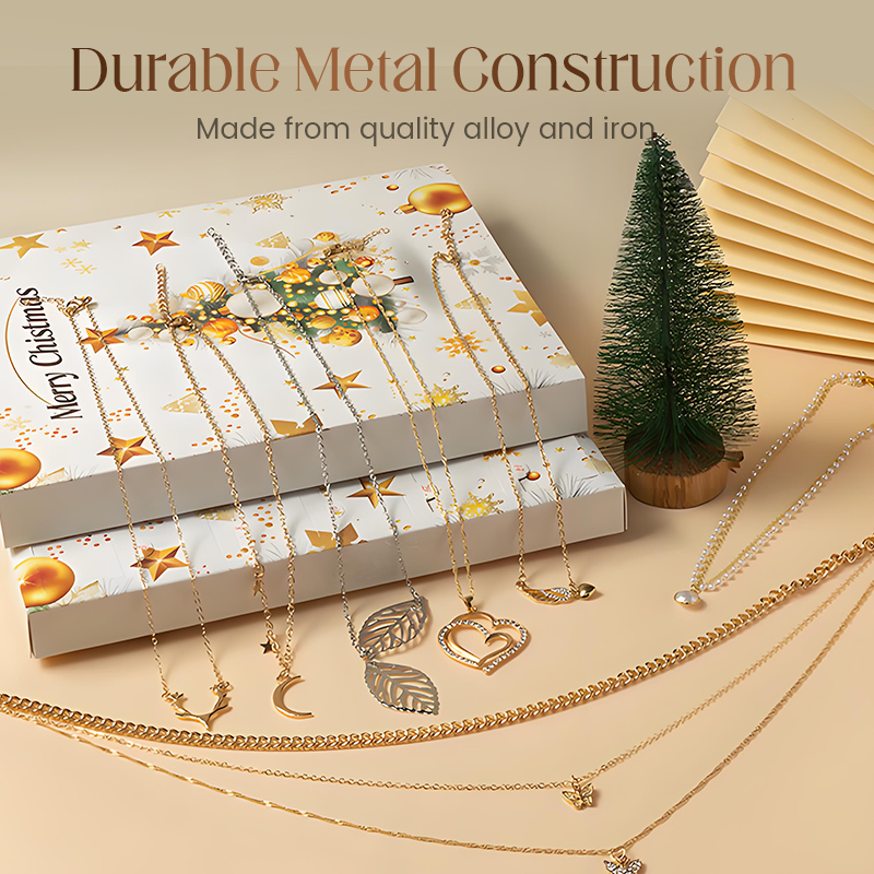 24-Grid Christmas Jewelry Set