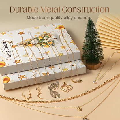 24-Grid Christmas Jewelry Set