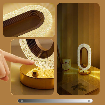 ✨ CHRISTMAS SALE 50% OFF! ✨ Rechargeable Luxury Crystal LED Night Light Lamp - 16 Color Changing Modes with Touch Control for Bedroom Decor 🎄💎