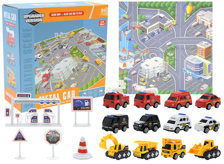 🚗Kids Advent Calendar for Boys: Alloy Construction Engineering Vehicle Toy Sets