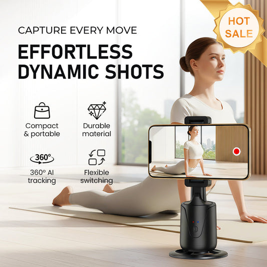 🔥Hot Sale Deals-Portable 360°Auto-Tracking Phone Stand