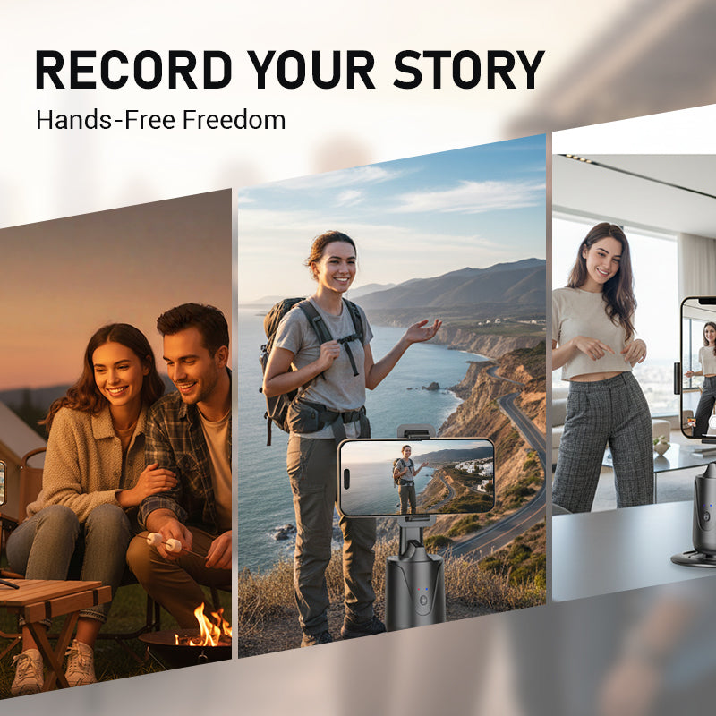 🔥Hot Sale Deals-Portable 360°Auto-Tracking Phone Stand