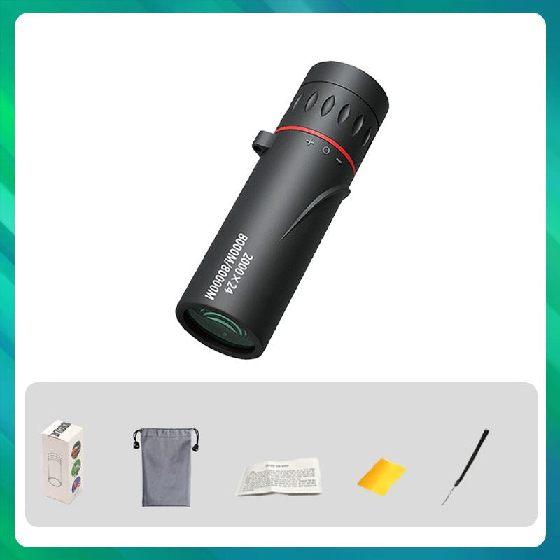 🔭 50% OFF NOW! ✨ Outdoor Portable Monocular Telescope - 12x50 High Definition with Smartphone Adapter for Adventures 🌄📱
