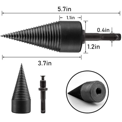 🪓 50% OFF NOW! 🔥 HEX SHANK FIREWOOD DRILL BIT - Splits Logs in Seconds, Hardened Steel Construction for Maximum Durability 🌲⚡